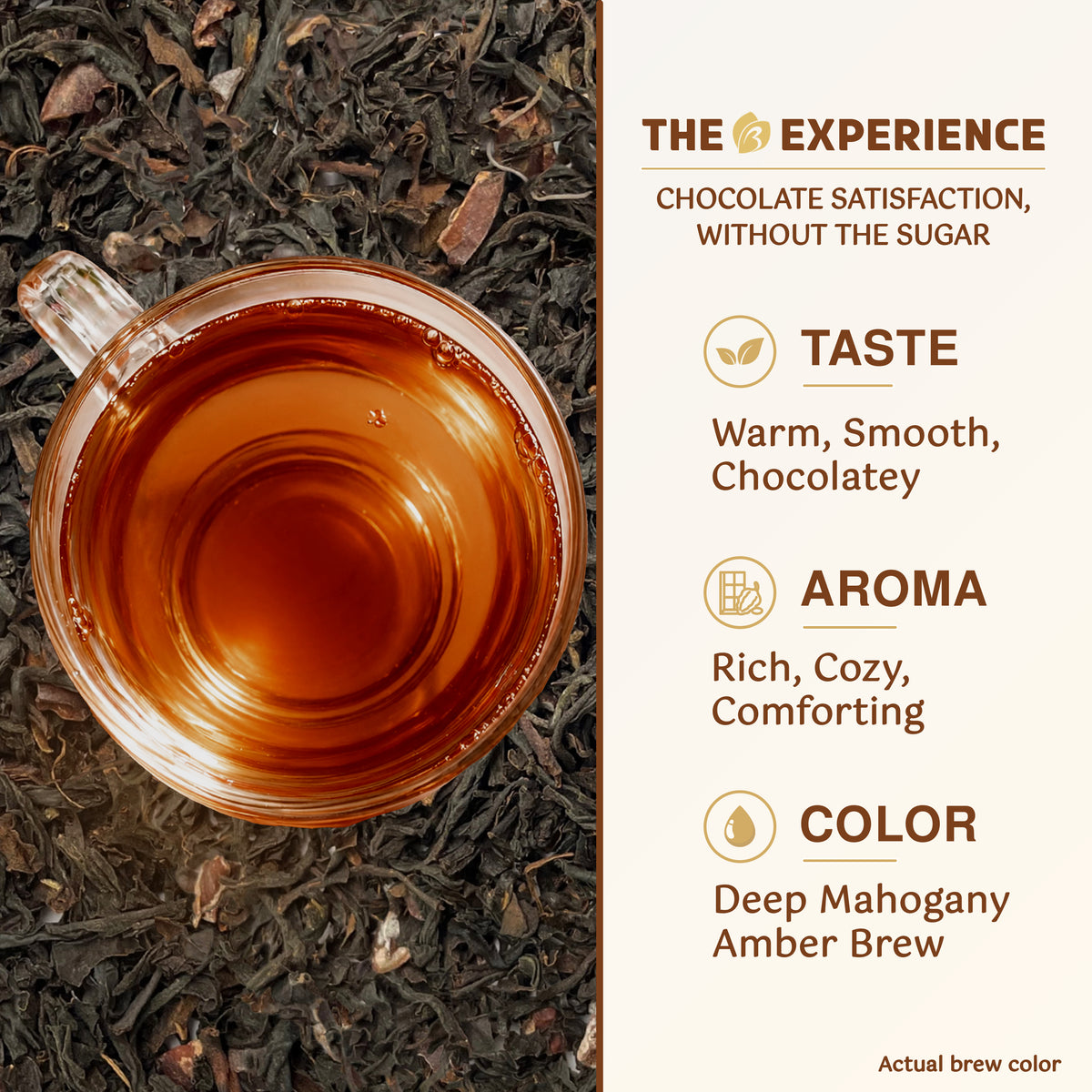 Chocolate Devotion | A decadent embrace of chocolate and bold tea.