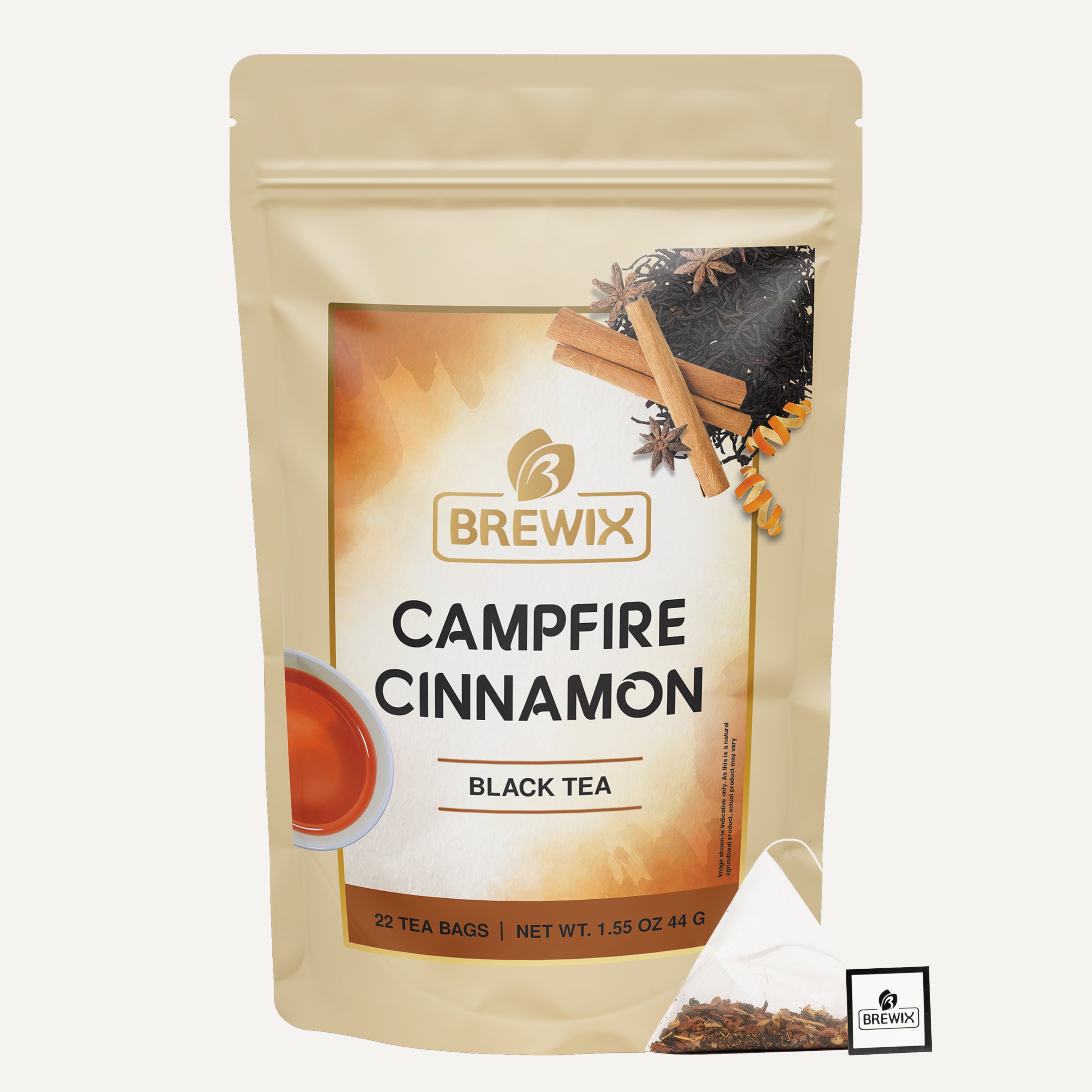 Campfire Cinnamon Black Tea, 22 Pyramid Bags