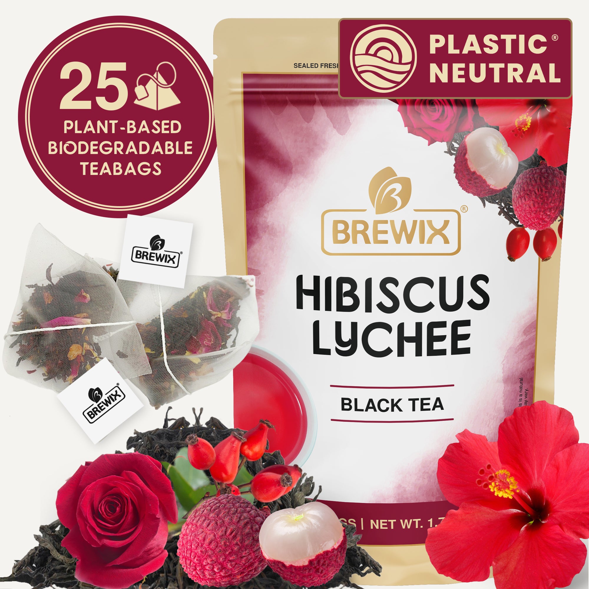 Hibiscus Lychee | Naturally Zesty, Bright, Floral & Beautifully Balanced