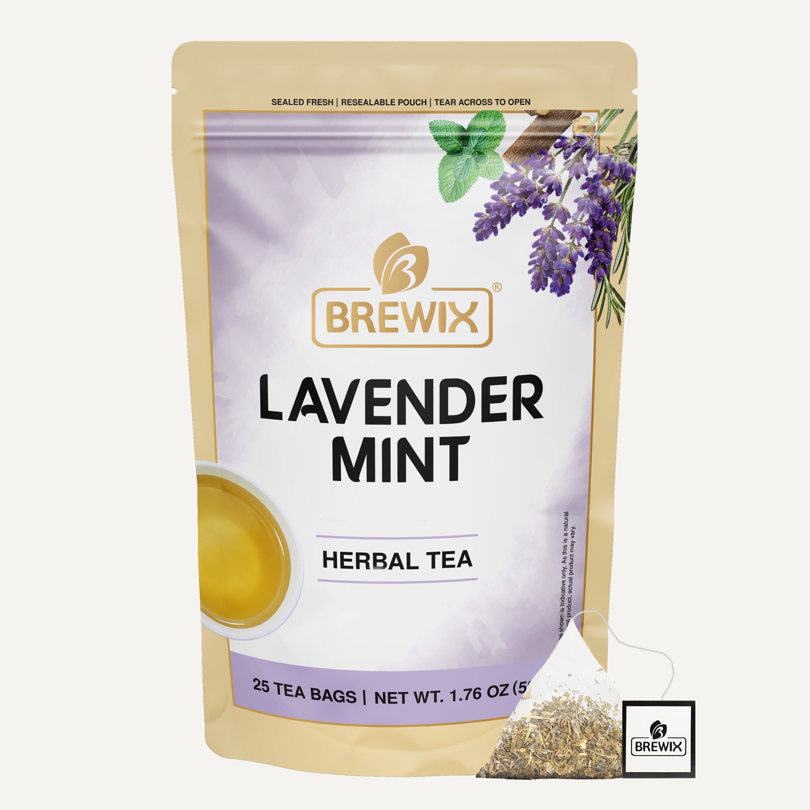 Lavender Mint, 25 Pyramid Bags