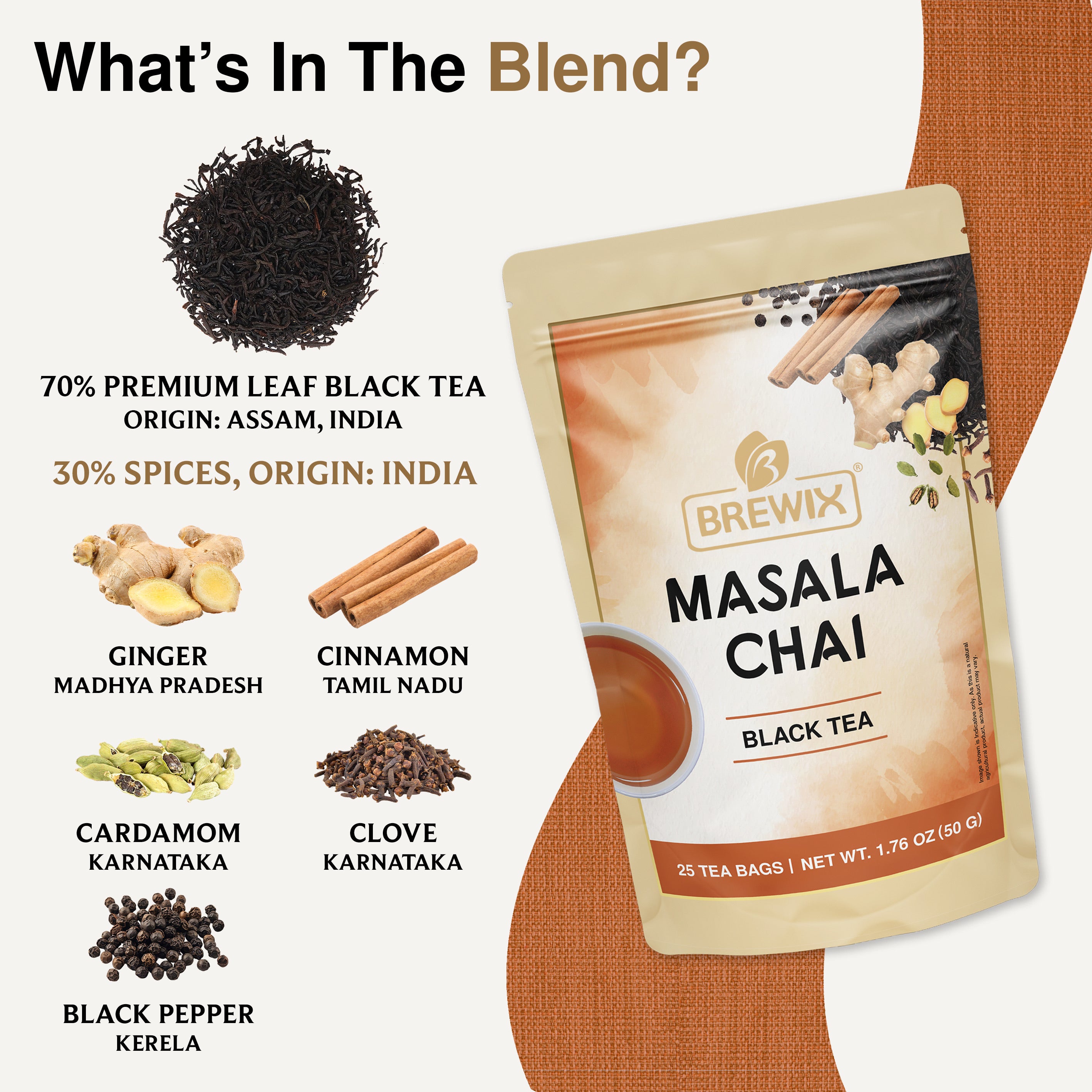 Masala Chai Tea | Bold Spiced Black Tea with Traditional Indian Flavors