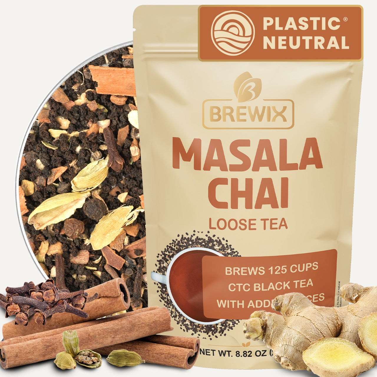 Masala Chai Loose Leaf Tea | Bold Spiced Black Tea with Traditional Indian Flavors