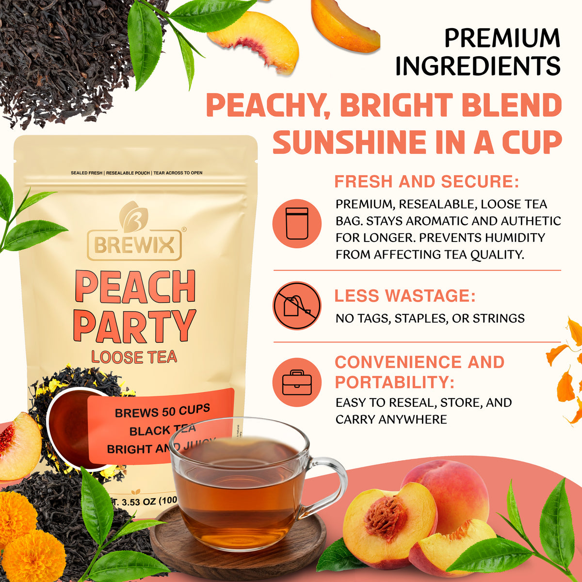 Peach Party | A Sun-Kissed Celebration Of Juicy Peaches