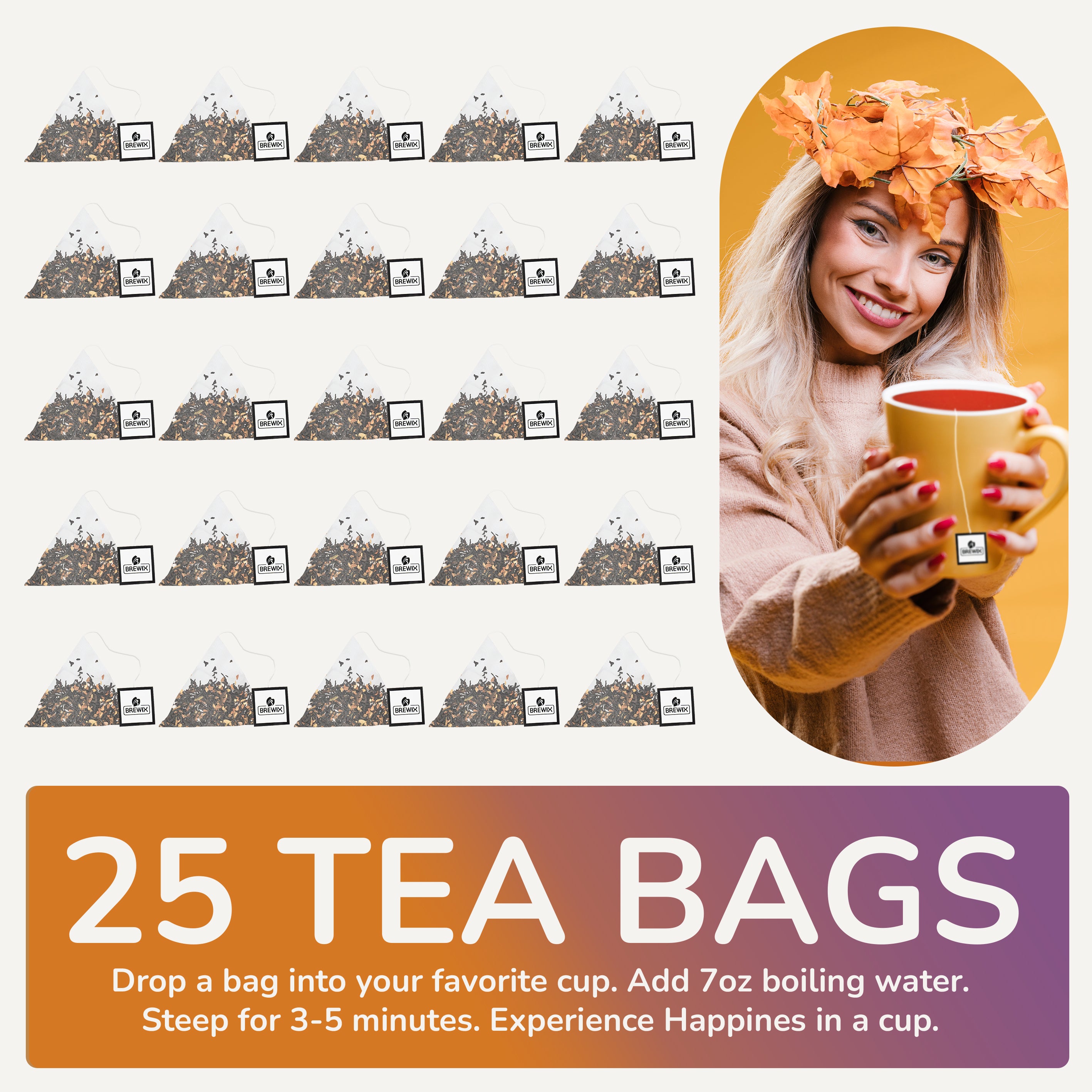 Pumpkin Spice, 25 Pyramid Bags