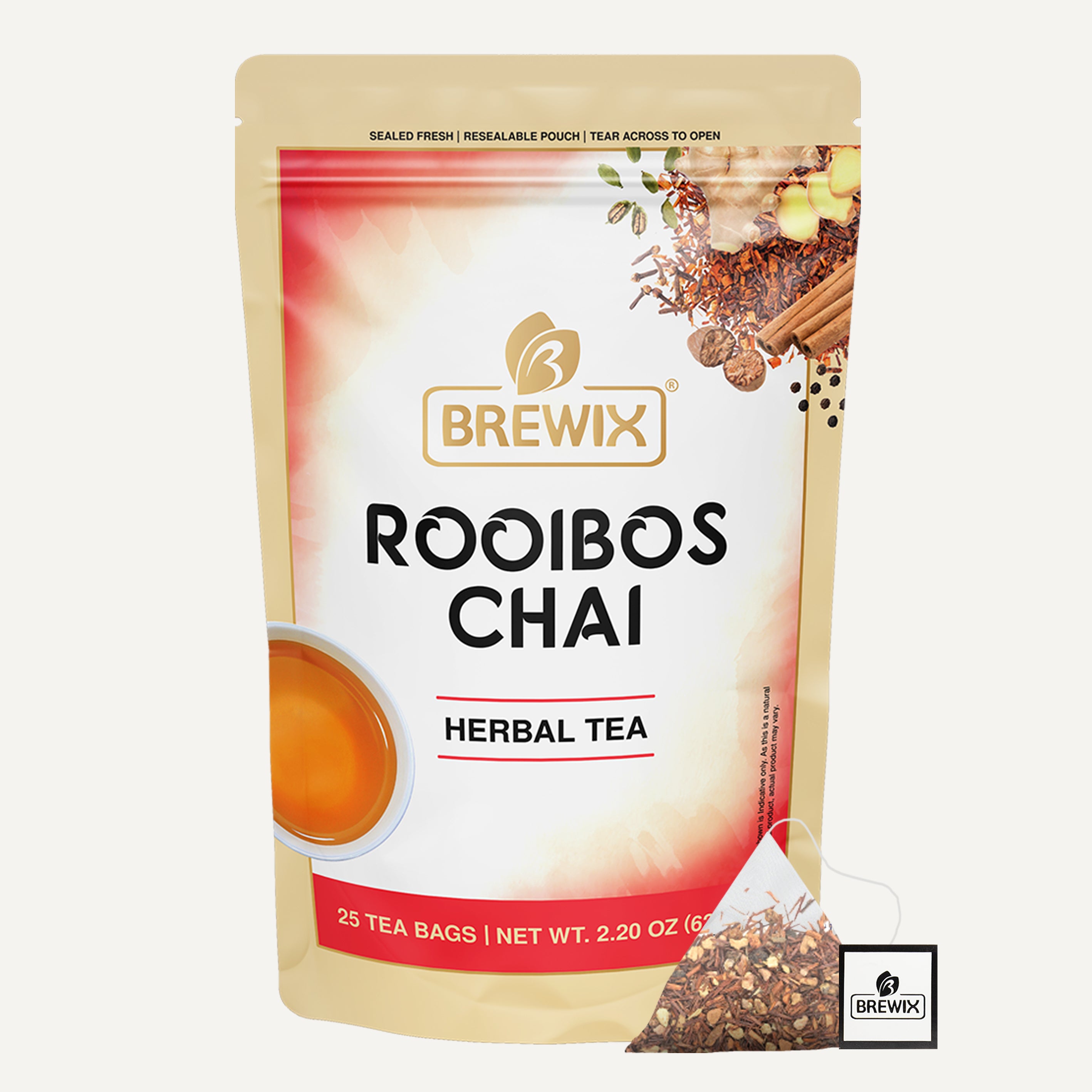 Rooibos Chai Herbal Tea - Spiced Red South African Tea