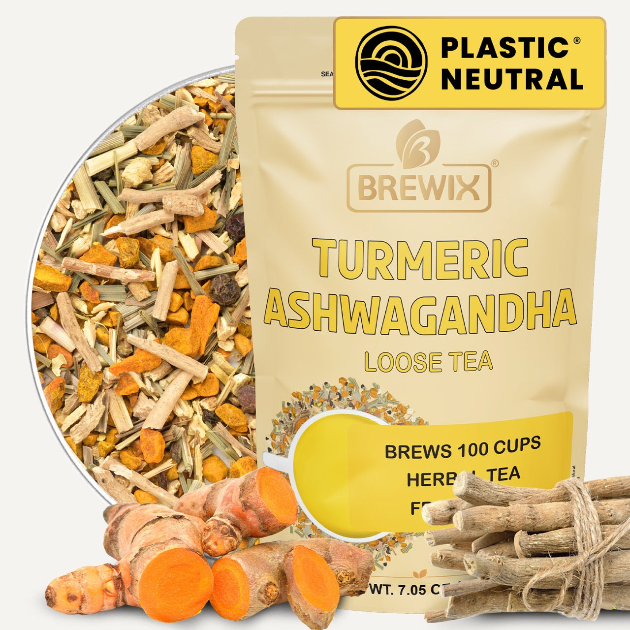Turmeric Ashwagandha Herbal Tea Tissane