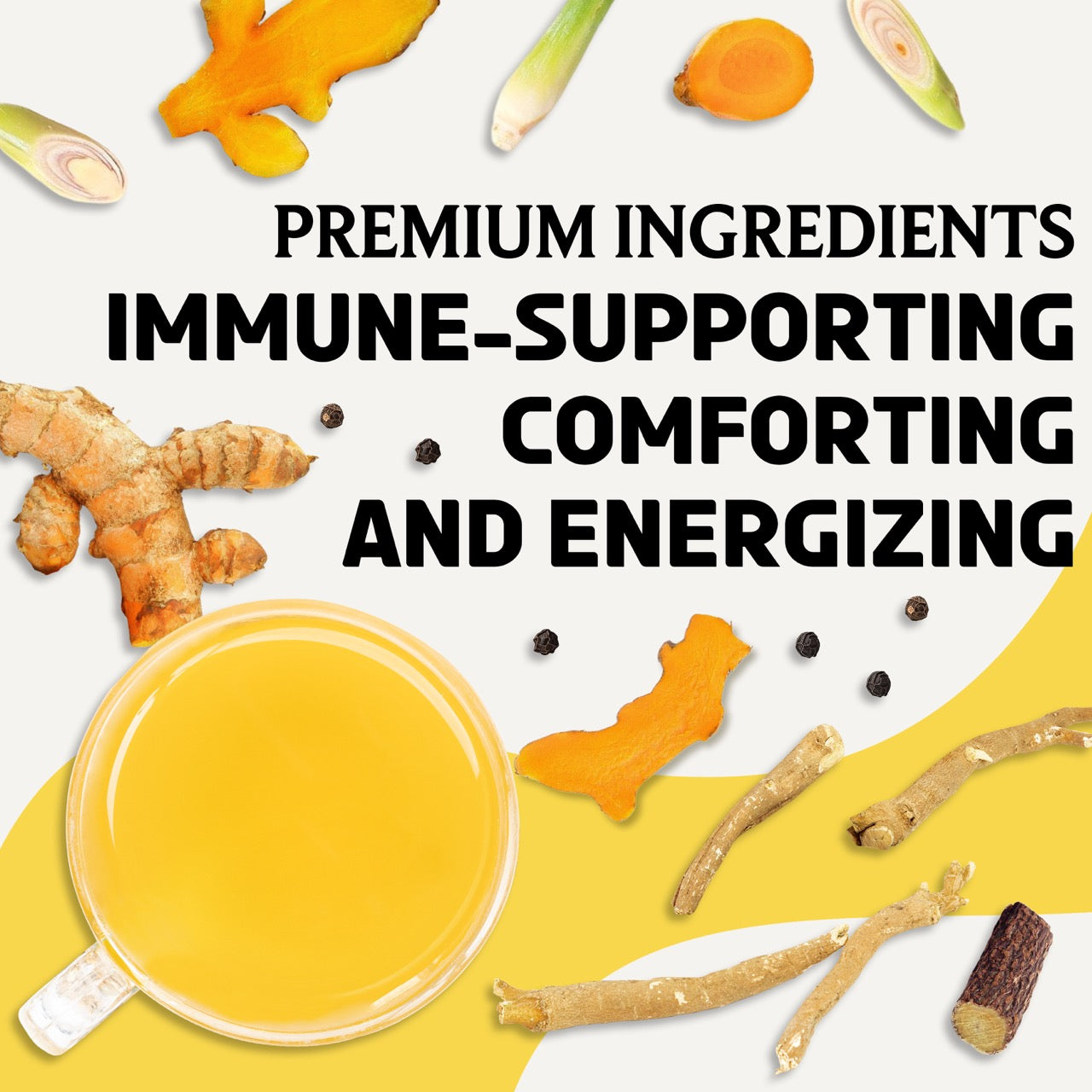 Turmeric Ashwagandha Herbal Tea Tissane