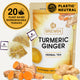 Turmeric Ginger Herbal Tea Tissane, Soothes and Revitalizes
