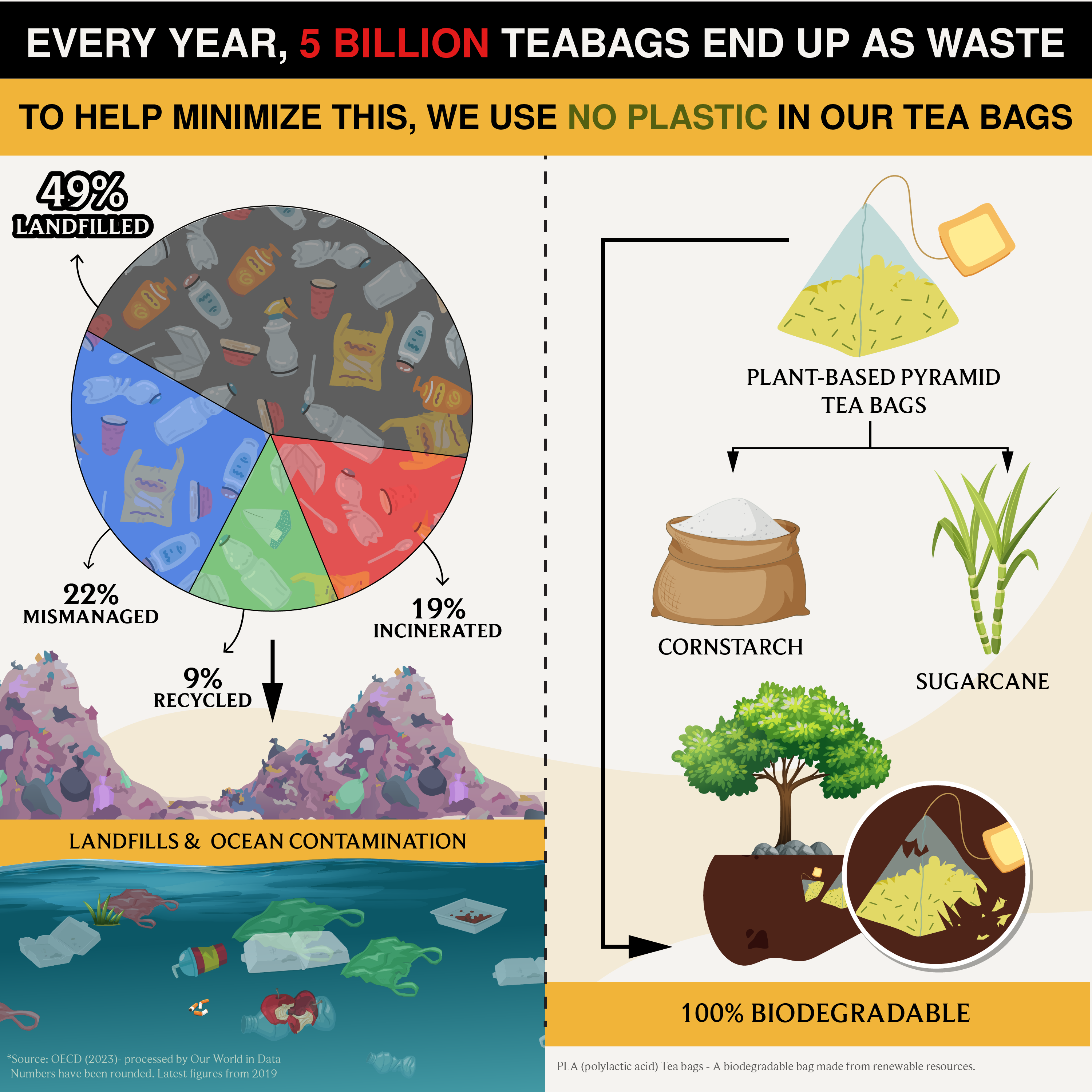 Turmeric Ginger Herbal Tea Tissane, Soothes and Revitalizes