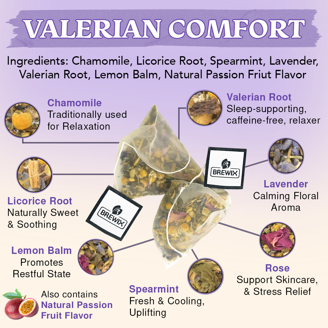 The Calm Stack | Valerian, Bedtime Blossom and Lavender Mint