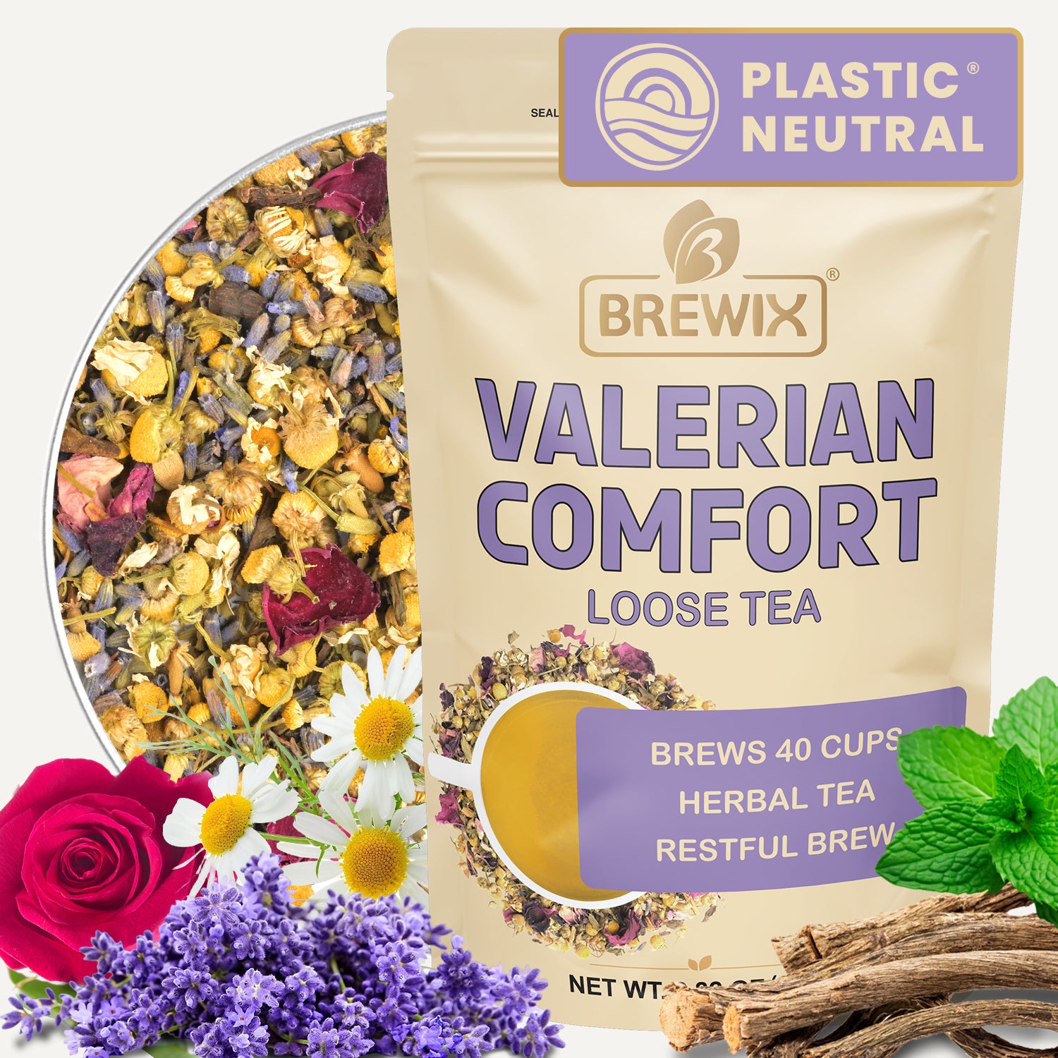 Valerian Comfort Tea | Natural Sleep Support