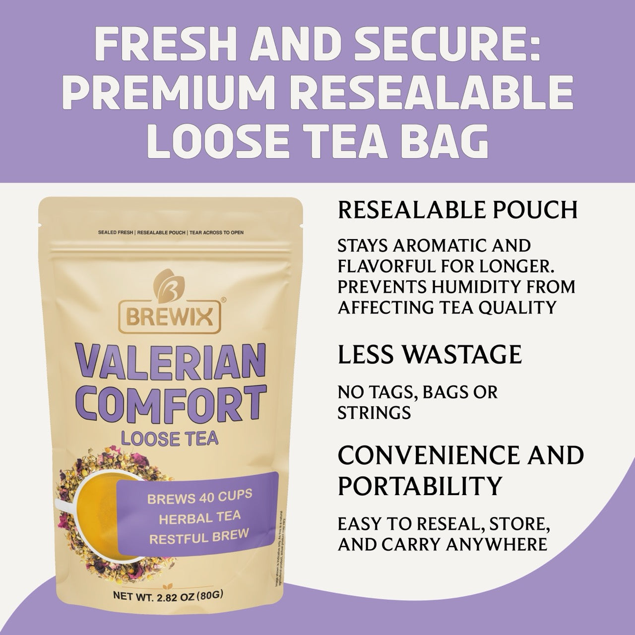 Valerian Comfort Tea | Natural Sleep Support